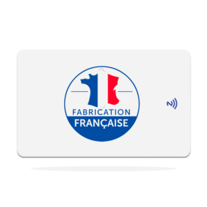 image d'une business card F1RST CARD, une carte de visite connectée made in france