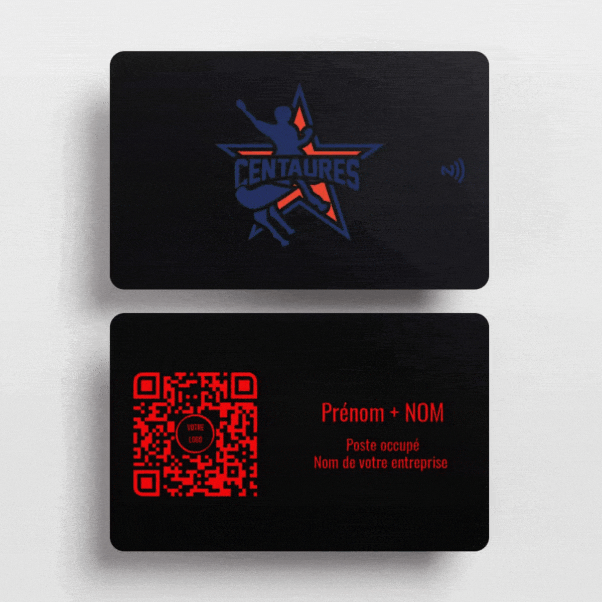 image d'une business card F1RST CARD, une carte de visite connectée made in france