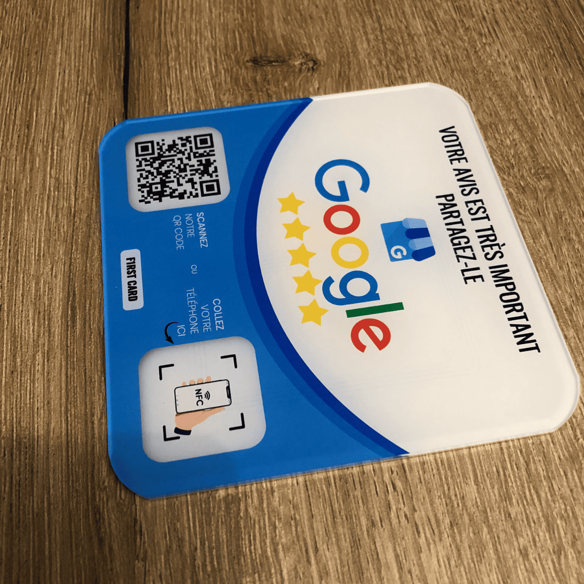 Plaque NFC Google Avis